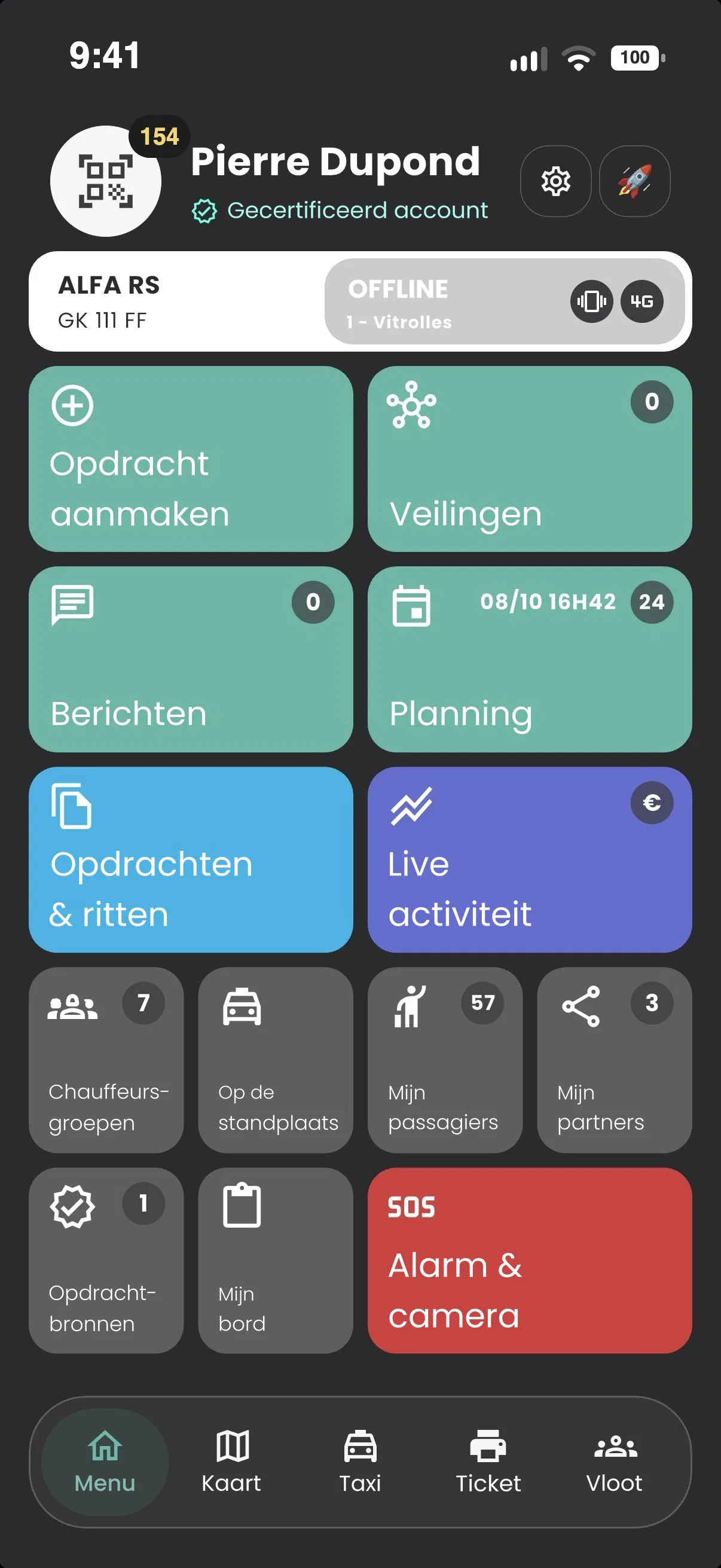 myCloudTaxi DRIVER-app